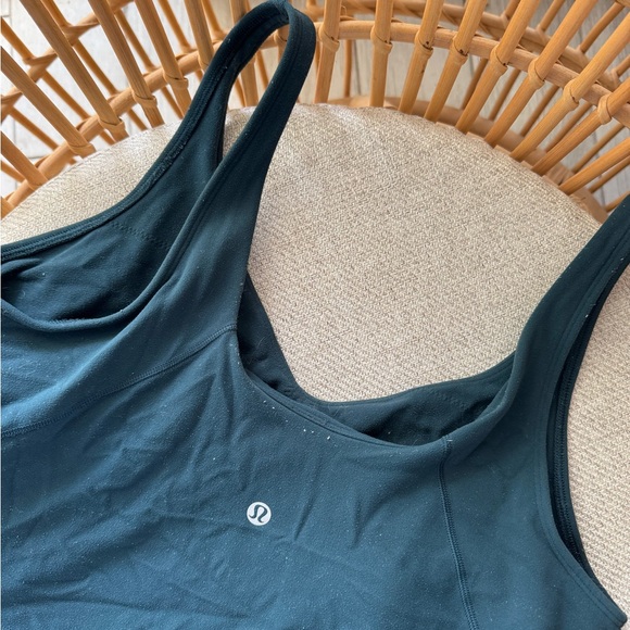 Dark Green Lulu lemon Align Tank - Picture 5 of 5